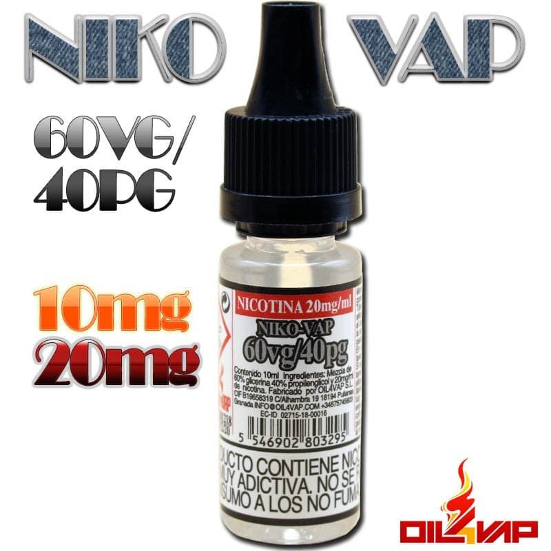NIKO-VAP 60VG/40PG - OIL4VAP