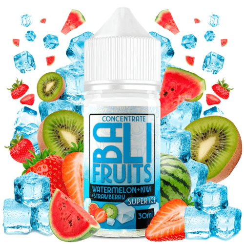 Aroma Watermelon + Kiwi + Strawberry Super Ice 30ml - Bali Fruits by Kings Crest