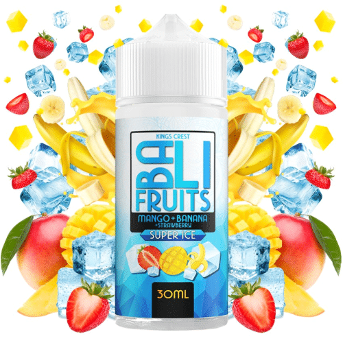 Aroma Mango + Banana + Strawberry Super Ice 30ml Longfill - Bali Fruits by Kings Crest