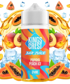 Aroma Papaya Peach Ice 24ml Longfill - Kings Crest Bar Juice