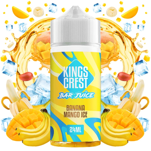 Aroma Banana Mango Ice 24ml Longfill - Kings Crest Bar Juice
