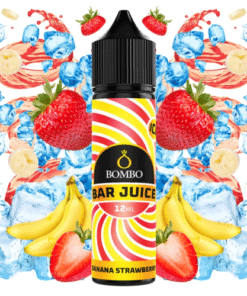 Aroma Banana Strawberry Ice 12ml Longfill Bombo Bar Juice