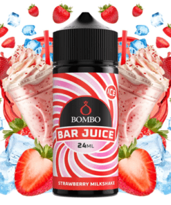 Aroma Strawberry Milkshake Ice 24ml Longfill - Bombo Bar Juice