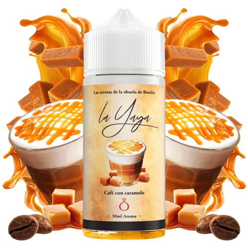 Aroma Café Con Caramelo 30ml/120 Longfill - La Yaya by Bombo