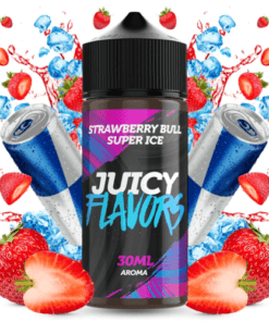 Aroma Strawberry Bull Super Ice 30ml/120 Longfill - Juicy Flavors
