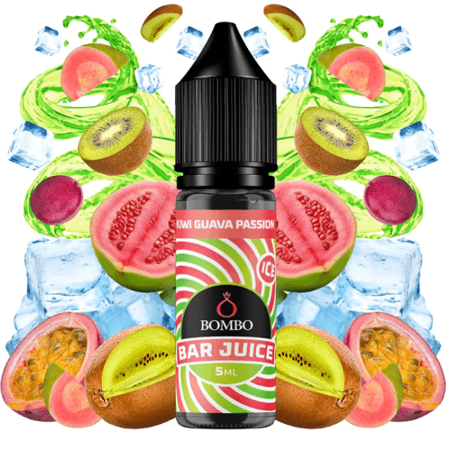 Aroma Kiwi Guava Passion Ice - Bombo Bar Juice 5ml (MiniLongfill)