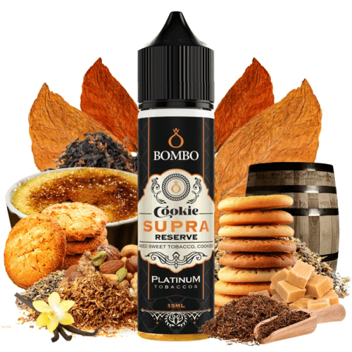 Aroma Cookie Supra Reserve 15ml/60 Longfill - Platinum Tobaccos by Bombo