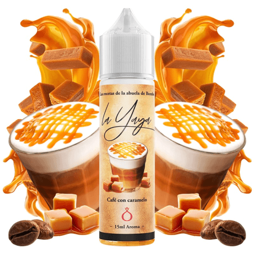 Aroma Café Con Caramelo 15ml/60 Longfill - La Yaya by Bombo