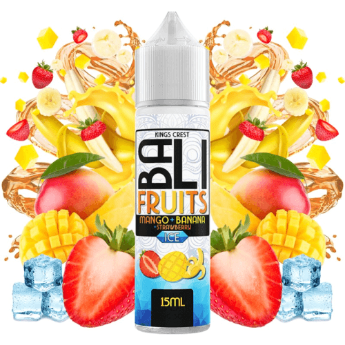 Aroma Mango + Banana + Strawberry Ice 15ml/60 Longfill - Bali Fruits by Kings Crest
