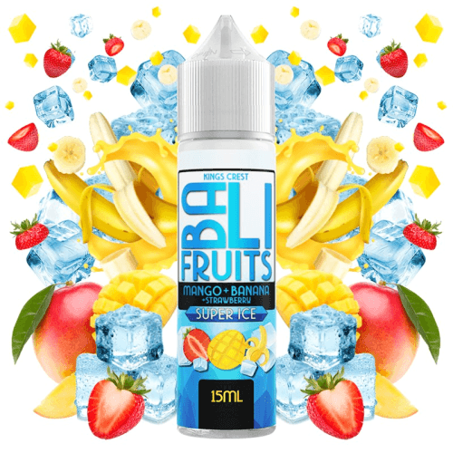Aroma Mango + Banana + Strawberry Super Ice 15ml/60 Longfill - Bali Fruits by Kings Crest