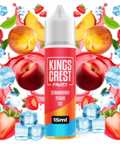 Aroma Strawberry Peach Ice 15ml/60 Longfill - Kings Crest
