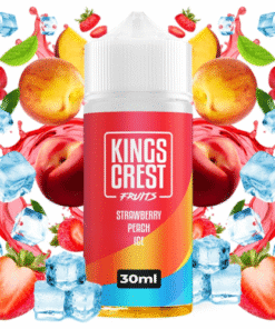 Aroma Strawberry Peach Ice 30ml/120 Longfill - Kings Crest