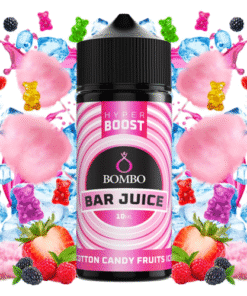 Aroma Cotton Candy Fruits Ice Hyper Boost Bombo Bar Juice
