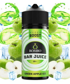 Aroma Green Apple Ice Hyper Boost Bombo Bar Juice