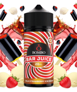 Aroma Cola Strawberry Ice Cream 20ml Longfill Bombo Bar Juice
