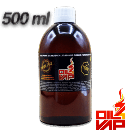 BASE 500ML SIN NICOTINA - OIL4VAP
