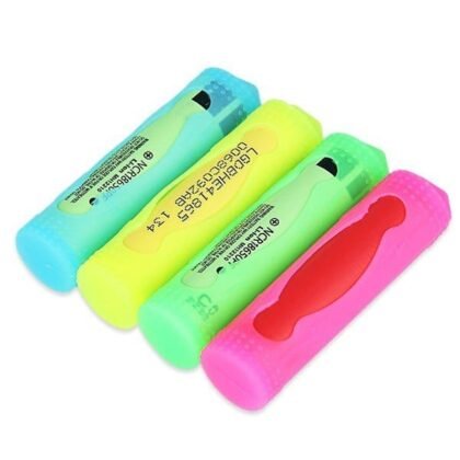 FUNDA SILICONA PARA PILAS 18650