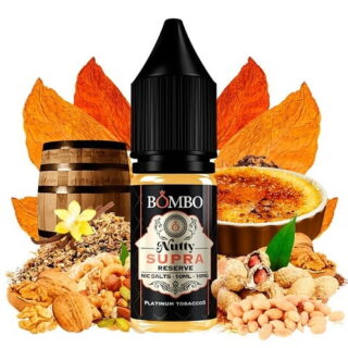 Nutty Supra Reserve Nic Salts - Platinum Tobaccos by Bombo