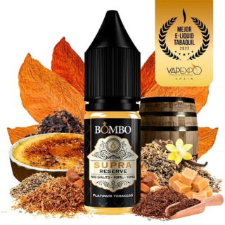 Supra Reserve Nic Salts - Platinum Tobaccos by Bombo