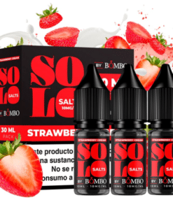 Strawberry Cream 3x10ml - Solo Salts by Bombo