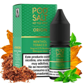 Menthol Tobacco 10ml - Pod Salt Origin