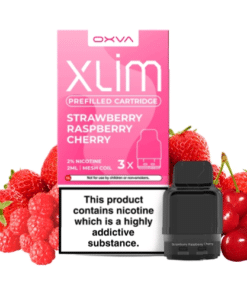 Oxva Xlim Prefilled Cartridge Strawberry Razz Cherry 20mg (Pack 3)