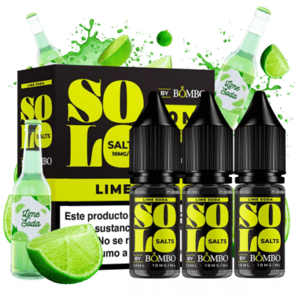 Lime Soda 3x10ml - Solo Salts by Bombo