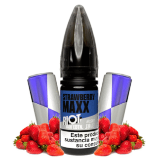 Strawberry Maxx 10ml - Riot Squad Bar EDTN Salt