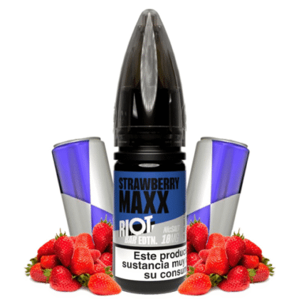 Strawberry Maxx 10ml - Riot Squad Bar EDTN Salt