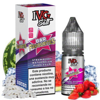 Strawberry Watermelon Bubblegum 10ml - IVG Salt