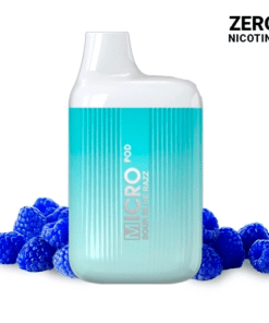 Micro Pod Disposable Sour Blue Raspberry ZERO NICOTINE
