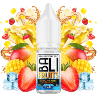 Mango + Banana + Strawberry Ice 10ml - Bali Fruits Salts by Kings Crest