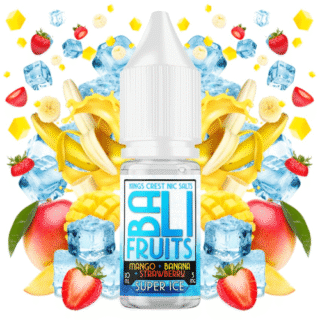 Mango + Banana + Strawberry + Super Ice 10ml - Bali Fruits Salts by Kings Crest