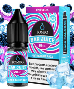 Ultra Blue Razz Ice 10ml - Bar Juice by Bombo