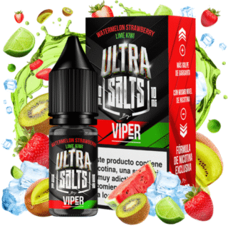 Watermelon Kiwi Strawberry Lime 10ml - Ultra Salts by Viper