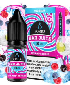 Gin & Berries Ice 10ml - Bar Juice by Bombo