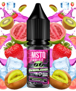 Strawberry Kiwi Passion Ice 10ml - MSTQ Juice Overload Nic Salts