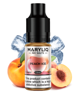 Peach Ice 10ml - Maryliq Nic Salts by Lost Mary