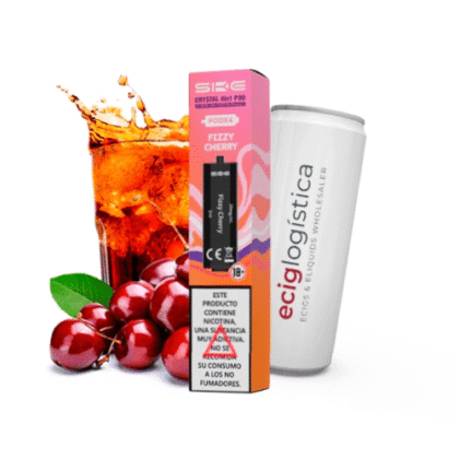 Ske Crystal 4 in 1 Prefilled Pod Fizzy Cherry 20mg (Pack 4)