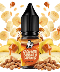 Cacahuete, Banana y Caramelo 10ml - La Yaya Salt