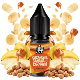 Cacahuete, Banana y Caramelo 10ml - La Yaya Salt
