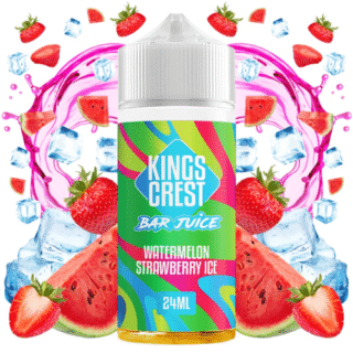 Aroma Watermelon Strawberry Ice 24ml Longfill - Kings Crest Bar Juice