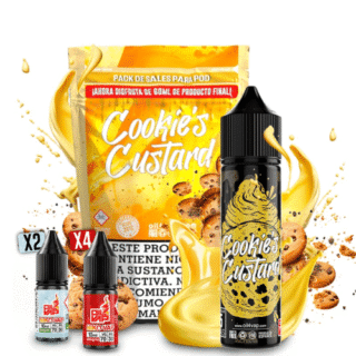 Pack Cookie's Custard Oil4Vap Sales 60ml
