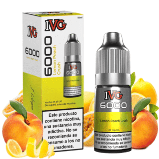 Lemon Peach Crush 10ml - IVG 6000