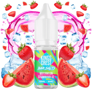 Watermelon Strawberry Ice 10ml - Kings Crest Bar Juice Bar Salts