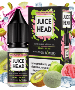 Kiwi Guava Melon Ice 10ml - Juice Head Nic Salts & Bombo