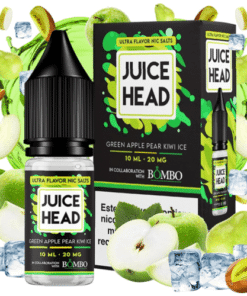 Green Apple Pear Kiwi Ice 10ml - Juice Head Nic Salts & Bombo