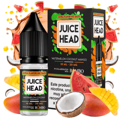 Watermelon Coconut Mango 10ml - Juice Head Nic Salts & Bombo