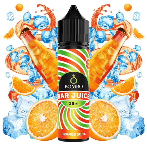 Aroma Orange Soda Ice 12ml Longfill Bombo Bar Juice
