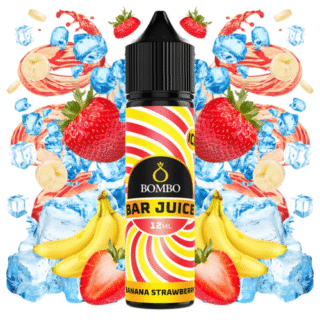 Aroma Banana Strawberry Ice 12ml Longfill Bombo Bar Juice